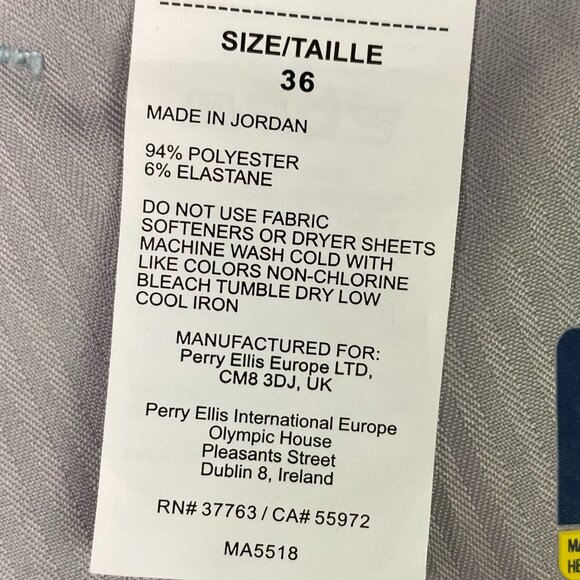 NWOT Jack Nicklaus Shorts Mens 36 Golf Flat Front Performance Blue Gingham Check - Picture 6 of 11